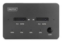 Station clonage USB + 2 NVMe DIGITUS, SSD, USB3.1 Type-C