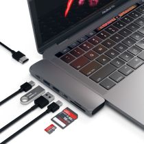 Satechi Type-C Pro Hub 4K HDMI cinzento espacial