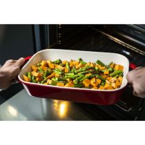 Juego moldes horno Staub 3 piezas cerámica, rectangular, ro