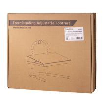 Logilink Repose-pieds indépendant, réglable noir