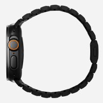 Nomad Strap Titanium Noir V2 46mm 49mm Connecteur Noir