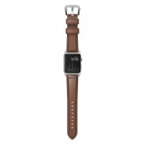Nomad Correa Trad. Lthr. Marrón Conect. Plata 42 44 45 49mm