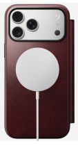 Nomad Modern Cuir Folio iPhone 17 Pro Max Bourgogne H.
