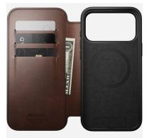 Nomad Modern Cuir Folio iPhone 17 Pro Max Rustic Brown H