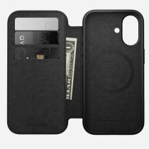 Capa couro moderna Nomad iPhone 17 castanho
