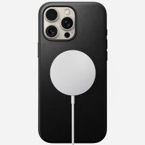 Nomad Étui en cuir moderne iPhone 16 Pro Max Noir