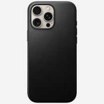 Nomad Étui en cuir moderne iPhone 16 Pro Max Noir