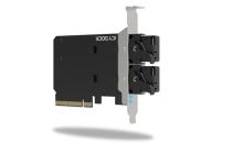 Adaptador IcyDock 2x + 2 NVMe tarjeta PCIe 4.0 x8 bifurcación