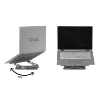 Club3D Support ordinateur portable + USB-C HUB 100W 360° 4K60Hz