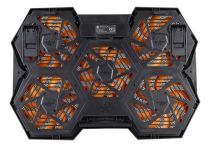 Deltaco Gaming Laptop Cooler 1000-1300 RPM negro naranja