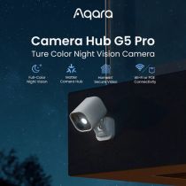 Aqara Camera Hub G5 Pro, caméra surveillance grise, PoE Résolutio