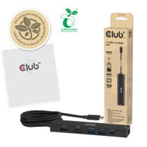 Club3D USB-C 7in1-HUB >HDMI 2xUSB USB-C LAN 4K60Hz PD140W