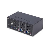 StarTech.Commutateur KVM DisplayPort vers HDMI à 2 ports et 2 moni