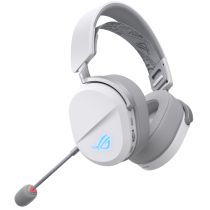 ASUS ROG Pelta, auricular jogos branco, Bluetooth, dongle USB, US