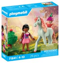 PLAYMOBIL 71841 Magic Unicorns : Licorne collection Rose céleste + 
