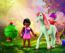 PLAYMOBIL 71841 Magic Unicorns : Licorne collection Rose céleste + 