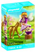 PLAYMOBIL 71844 Magic Unicorns : Goldenes Einhornfohlen + Fee, jeu 