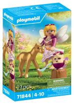 PLAYMOBIL 71844 Magic Unicorns : Goldenes Einhornfohlen + Fee, jeu 