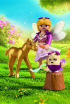 PLAYMOBIL 71844 Magic Unicorns : Goldenes Einhornfohlen + Fee, jeu 