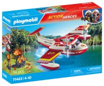 PLAYMOBIL 71463 City Action avion pompier + fonction dextinction, 