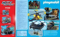 PLAYMOBIL 71149 City Action SWAT rescue helicopter, construction toy