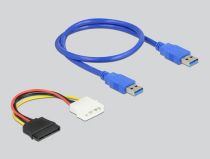Delock Riser Karte PCI Express x1 zu 1 x PCI 32 Bit Slot mit 60 cm Kab