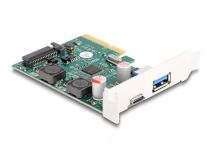 achat Carte réseau - PCI Express x4 Karte zu 1 x extern USB 10 Gbps Type-Câ„¢ Buchse + 1 x 