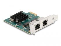 PCI Express x1 Netzwerkkarte Gigabit LAN 2 x RJ45 BCM