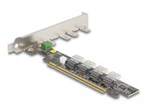 PCI Express x16 Karte zu 4 x intern SFF-8654 4i NVMe - Bifurcation