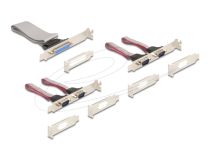 Mini PCIe I/O PCIe full size 4 x Seriell RS-232, 1 x Parallel