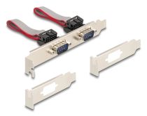Mini PCIe I/O PCIe full size 2 x Seriell RS-232 mit Spannungsversorgun