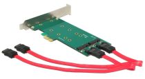 buy Netzwerkkarte - PCI Express x1 Karte > 2 x intern M.2 Key B 110 mm - Low Profile Form 