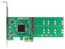 PCI Express x2 Karte > 4 x intern M.2 Key B - Low Profile Formfaktor