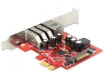 PCI Express x1 Karte zu 3 x extern USB 5 Gbps + 1 x extern Gigabit LAN
