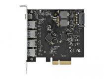 PCI Express x4 Karte zu 1 x USB Type-Câ„¢ + 4 x USB Typ-A - SuperSpeed
