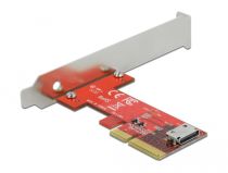 PCI Express x4 Karte zu 1 x intern OCuLink SFF-8612 - Low Profile Form