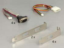 Modul MiniPCIe I/O PCIe full size 4 x Seriell RS-232 mit Spannungsvers