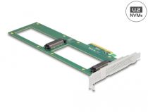 PCI Express 4.0 x8 Karte zu 2 x intern U.2 NVMe SFF-8639 - Bifurcation