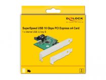 PCI Express x4 Karte zu 1 x intern USB 3.2 Gen 2 Key B 20 Pin Buchse