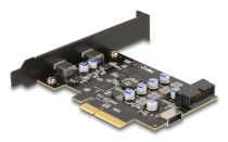 PCI Express x4 Karte zu 2 x extern USB Type-Câ„¢ + 1 x intern USB 10 G