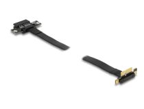Riser Karte PCI Express x1 Stecker 90Â° gewinkelt zu x1 Slot mit Kabel