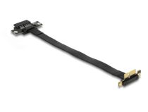 Riser Karte PCI Express x1 Stecker 90Â° gewinkelt zu x1 Slot mit Kabel