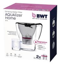 BWT Aqualizer Filtre à eau domestique 125640995 Noir+2MMW