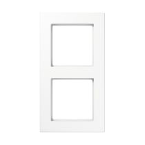 Revenda Domótica - Jung A5582BFWW Moldura 2f. inquebrável combinação horizontal ve
