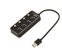 Revenda Hub - hub 4 portas alimentação USB 3.1 (Gen 1) gembird preto