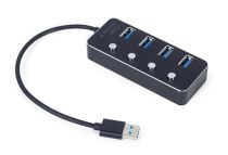 gembird Hub 4 ports alimenté par USB 3.1 (Gen 1) noir