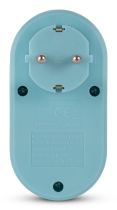 Adattatore presa Entac + 2x USB-A blu