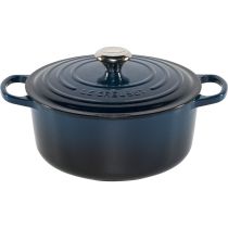 achat Skillet et Casseroles - Le Creuset Signature rôtissoire ronde 26 cm bleu nuit 21177261294475