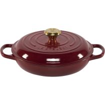 achat Skillet et Casseroles - Le Creuset Signature Marmite professionnelle Gourmet Garnet 26 cm 21180269494441