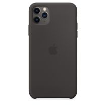 Apple Silicone Case pour iPhone 11 Pro Max black